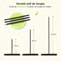 Vloerwisser - RVS - Vloertrekker Met Steel - Badkamer - Douchewisser Zwart - Douchetrekker -Badkamerproducten 1200x1200 486