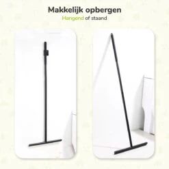 Vloerwisser - RVS - Vloertrekker Met Steel - Badkamer - Douchewisser Zwart - Douchetrekker -Badkamerproducten 1200x1200 487