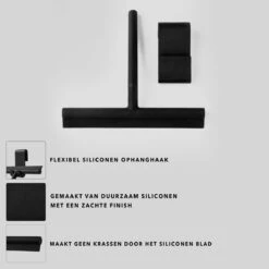Douchewisser Zwart Met Ophangsysteem- Badkamer Accessoires- Raamwisser- Trekker Douche- Silicone- 21cm X 16cm 15 Douchewisser Zwart Met Ophangsysteem- Badkamer Accessoires- Raamwisser- Trekker Douche- Silicone- 21cm X 16cm -Badkamerproducten 1200x1200 490