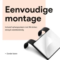 Douchewisser Met Ophanghaak En 2 Extra Strips - Raamwisser Voor Douche - Raamtrekker Zwart -Badkamerproducten 1200x1200 507