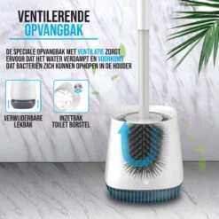 Strex Toiletborstel Siliconen Met Houder - Sneldrogend, Hygiënisch & Antibacteriële Werking - WC Borstel - Toilet Borstel Houder 10 Strex Toiletborstel Siliconen Met Houder - Sneldrogend, Hygiënisch & Antibacteriële Werking - WC Borstel - Toilet Borstel Houder -Badkamerproducten 1200x1200 52