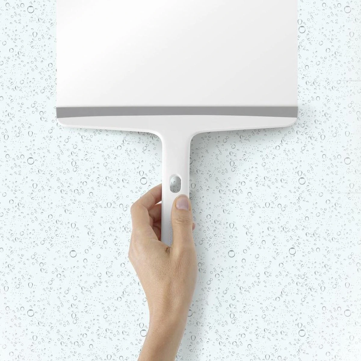 EasyStore Slimline Squeegee Douche Wisser, Met Ophanghaak - Joseph Joseph 2 EasyStore Slimline Squeegee Douche Wisser, Met Ophanghaak - Joseph Joseph - Afbeelding 2