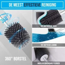 Strex Toiletborstel Siliconen Met Houder - Sneldrogend, Hygiënisch & Antibacteriële Werking - WC Borstel - Toilet Borstel Houder 11 Strex Toiletborstel Siliconen Met Houder - Sneldrogend, Hygiënisch & Antibacteriële Werking - WC Borstel - Toilet Borstel Houder -Badkamerproducten 1200x1200 53