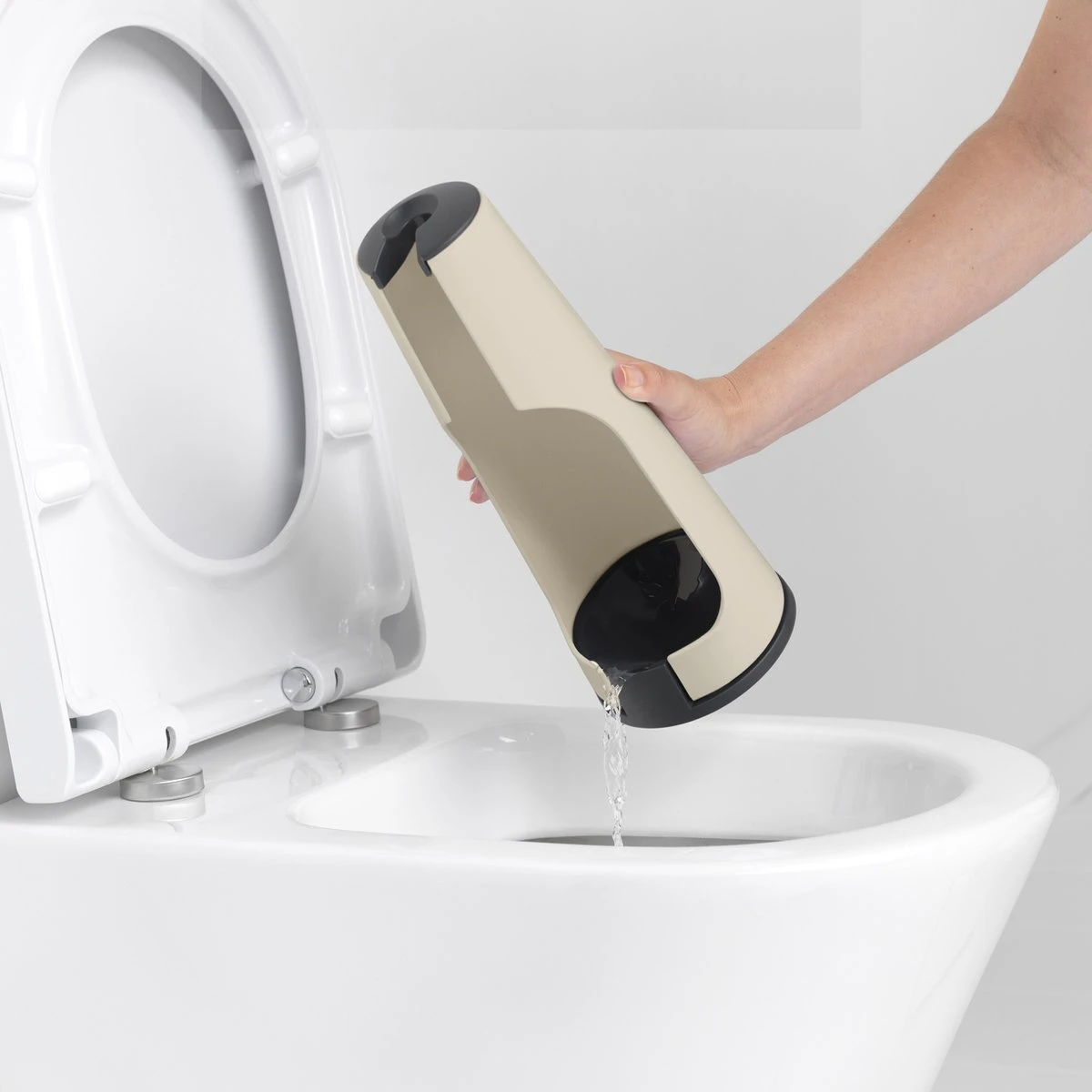 Brabantia ReNew WC Borstel - Met Houder - Soft Beige 2 Brabantia ReNew WC Borstel - Met Houder - Soft Beige - Afbeelding 2