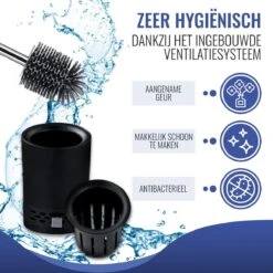MM Brands Toiletborstel Met Houder - WC Borstel Vrijstaand En Hangend - Zwart -Badkamerproducten 1200x1200 587