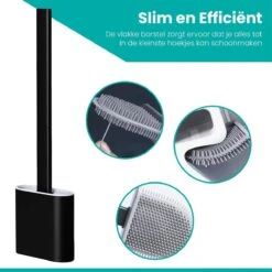 Merkloos WC Borstel Met Houder Zwart - Zwarte Toiletborstel - Duurzame Wc Borstel - Duurzame Toiletborstel 7 Merkloos WC Borstel Met Houder Zwart - Zwarte Toiletborstel - Duurzame Wc Borstel - Duurzame Toiletborstel -Badkamerproducten 1200x1200 592