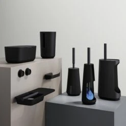 Tiger Tess - Toiletborstelhouder Met Swoop® Borstel Flexibel - Zwart / Antraciet -Badkamerproducten 1200x1200 623