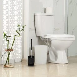 WITTS WC Borstel Met Houder - Staand Of Hangend – Mat Zwart - Incl. Absorberende Pad -Badkamerproducten 1200x1200 635