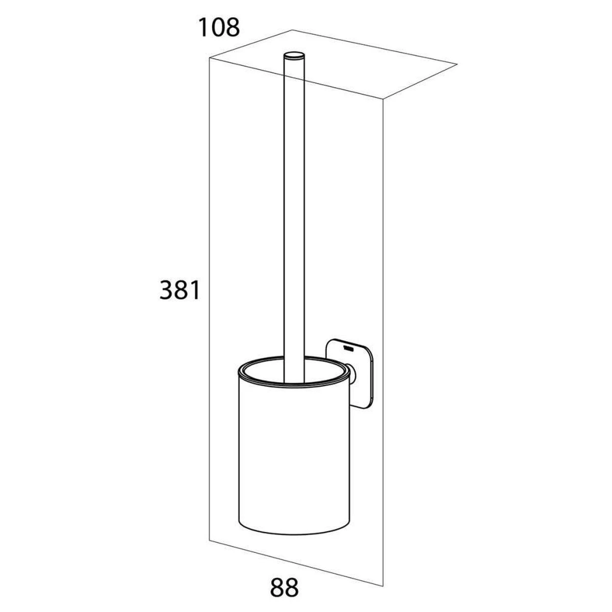 Tiger Colar - Toiletborstel Met Houder - RVS Geborsteld 9 Tiger Colar - Toiletborstel Met Houder - RVS Geborsteld - Afbeelding 9