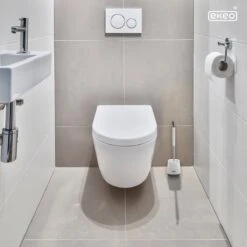 Toiletborstel Siliconen Met Houder - Sneldrogend, Hygiënisch & Antibacteriële Werking - WC Borstel - Toilet Borstel Houder (EXTRA SILICONE BORSTEL GRATIS) -Badkamerproducten 1200x1200 655