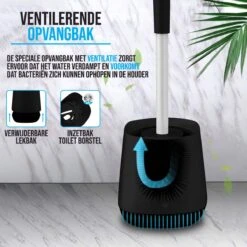 Strex Toiletborstel Siliconen Met Houder Zwart - Sneldrogend, Hygiënisch & Antibacteriële Werking - WC Borstel - Toilet Borstel Houder 9 Strex Toiletborstel Siliconen Met Houder Zwart - Sneldrogend, Hygiënisch & Antibacteriële Werking - WC Borstel - Toilet Borstel Houder -Badkamerproducten 1200x1200 684
