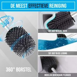 Strex Toiletborstel Siliconen Met Houder Zwart - Sneldrogend, Hygiënisch & Antibacteriële Werking - WC Borstel - Toilet Borstel Houder 10 Strex Toiletborstel Siliconen Met Houder Zwart - Sneldrogend, Hygiënisch & Antibacteriële Werking - WC Borstel - Toilet Borstel Houder -Badkamerproducten 1200x1200 685