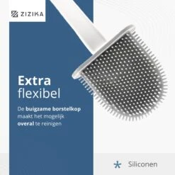 WC Borstel - Toiletborstel - WC Borstel Met Houder - Toiletborstel Met Houder - Siliconen WC Borstel - Flexibel - Inclusief Ophangsysteem -Badkamerproducten 1200x1200 723