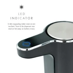 101Products Automatische Zeepdispenser - USB Oplaadbaar - Zeepdispenser Met Sensor - Zeeppompje - Zwart -Badkamerproducten 1200x1200 75