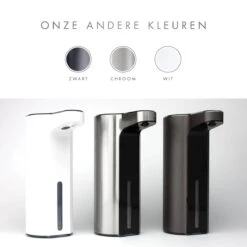 101Products Automatische Zeepdispenser - USB Oplaadbaar - Zeepdispenser Met Sensor - Zeeppompje - Zwart -Badkamerproducten 1200x1200 77