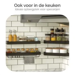 Goliving Doucherek Zonder Boren - Doucherekje- Badkamerrek 2 Laags - Hangend - Wandrek - RVS - Opbergrek - 40cm - Zwart 17 Goliving Doucherek Zonder Boren - Doucherekje- Badkamerrek 2 Laags - Hangend - Wandrek - RVS - Opbergrek - 40cm - Zwart -Badkamerproducten 1200x1200 838