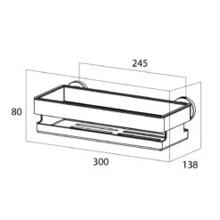 Tiger Noon Douchemand - Zwart -Badkamerproducten 1200x1200 854