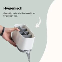 Merkloos Tandenborstelhouder Vrijstaand - Badkamer Organizer Met Lekbak - Badkamer Accessoires - 6 Sorteervakken - Tandenborstel - Wit Met Zwart 9 Merkloos Tandenborstelhouder Vrijstaand - Badkamer Organizer Met Lekbak - Badkamer Accessoires - 6 Sorteervakken - Tandenborstel - Wit Met Zwart -Badkamerproducten 1200x1200 896