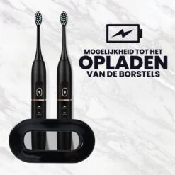 Lenga Tandenborstelhouder - Elektrische Tandenborstel Houder - Dubbele Tandenborstel Houder - Tandenborstel Houder Zwart -Badkamerproducten 1200x1200 911