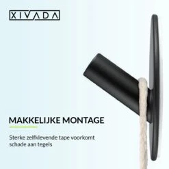 Handdoekhaakjes Zelfklevend - Zwart - Haakjes Handdoek 2st - Badkamer & Keuken 11 Handdoekhaakjes Zelfklevend - Zwart - Haakjes Handdoek 2st - Badkamer & Keuken -Badkamerproducten 1200x1200 93