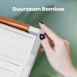 RelaxTub® Badplank - Badplank Voor In Bad - Badrek - Verstelbaar - Anti Slip - Badplank Wit - Badplank Hout - Badrekje Inclusief Boekenhouder, Tablethouder & Spiegel -Badkamerproducten 1200x1200 940