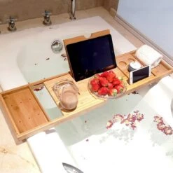 Sleepydays Luxe Badplank – Badplank Voor In Bad – Badrek - Uitschuifbaar - 75-100 Cm -Badkamerproducten 1200x1200 987