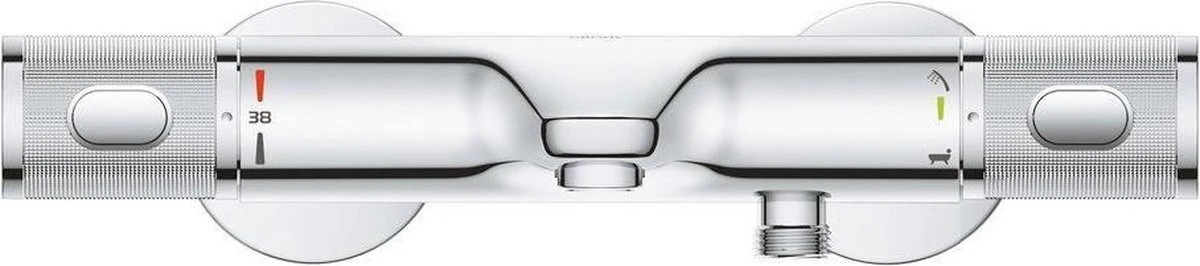 GROHE Grohtherm 1000 Performance Thermostatische Badkraan - 15cm - Met Koppelingen - Chroom - 34779000 4 GROHE Grohtherm 1000 Performance Thermostatische Badkraan - 15cm - Met Koppelingen - Chroom - 34779000 - Afbeelding 4