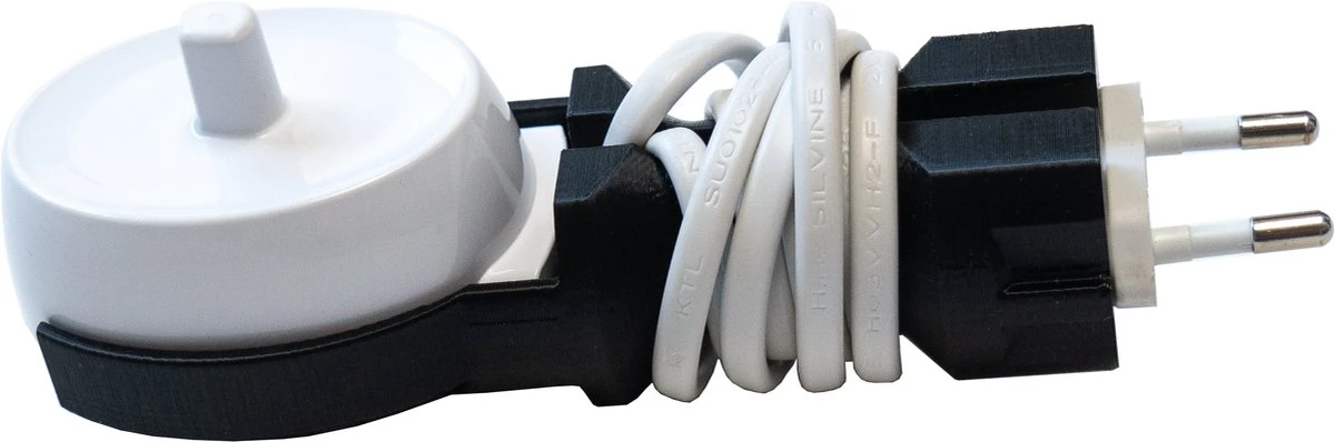 Oral-B Wandhouder Adapter Voor Originele Laadkabel // Zwart 2 Oral-B Wandhouder Adapter Voor Originele Laadkabel // Zwart - Afbeelding 2