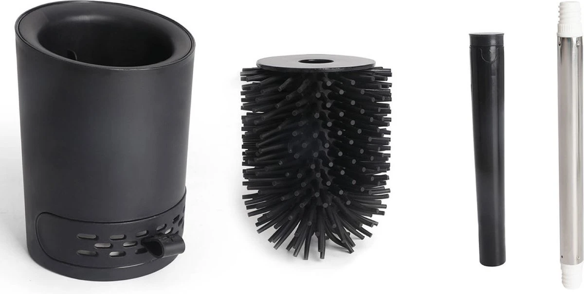 WC Borstel Met Houder - Hygiënische Toiletborstelhouder Siliconen - Toiletborstel Met Houder - Vrijstaand - Hangend 6 WC Borstel Met Houder - Hygiënische Toiletborstelhouder Siliconen - Toiletborstel Met Houder - Vrijstaand - Hangend - Afbeelding 6