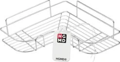 HGMD® Doucherek Zonder Boren - RVS - Zelfklevend Doucherek –Badkamerrek - Badrek - Keukenrek - Doucherek Hangend – Badkamer Accessoires - Kruidenrek -Badkamerproducten 1200x627