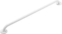 Wandbeugel Wit Metaal 80 Cm. Handgreep / Wandgreep Voor Badkamer / Douche / Toilet. Toiletbeugel / Badgreep / Douchegreep