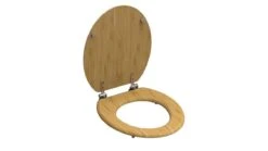 SCHÜTTE WC-Bril 81001 NATURAL BAMBOO - Massief Bamboe - Verchroomde Scharnieren -Badkamerproducten 1200x675 25