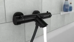 SCHÜTTE London Thermostatische Badkraan - Hartafstand 150 Mm - Zwart Mat -Badkamerproducten 1200x675 44