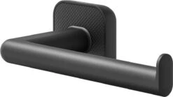 Tiger Carv - Toiletrolhouder Zonder Klep Met L-vorm - Zwart