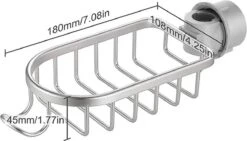 MLN Basics® Doucherek | Chroom | Zonder Boren Of Zuignap 7 MLN Basics® Doucherek | Chroom | Zonder Boren Of Zuignap -Badkamerproducten 1200x686