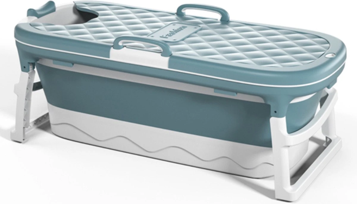 Simple Fix Zitbad - 138cm - Opvouwbaar Bad - Bath Bucket - Zitbad Voor Volwassenen - 220L - Extra Lang - Blauw 1 Simple Fix Zitbad - 138cm - Opvouwbaar Bad - Bath Bucket - Zitbad Voor Volwassenen - 220L - Extra Lang - Blauw