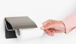 Brabantia ReNew WC Rolhouder - Met Klep - Platinum -Badkamerproducten 1200x699