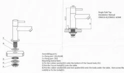 Aloni - KLEINE ! Koudwaterkraan 1/2 Mat Zwart -Badkamerproducten 1200x708 2