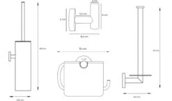 Toiletaccessoireset Gun Metal 4-delig - Luxe Toilet Set - Toiletborstel Met Houder - Toiletrolhouder Met Klep - Reserverolhouder - Handdoekhaak - Gunmetal Badkamer Accessoires 11 Toiletaccessoireset Gun Metal 4-delig - Luxe Toilet Set - Toiletborstel Met Houder - Toiletrolhouder Met Klep - Reserverolhouder - Handdoekhaak - Gunmetal Badkamer Accessoires -Badkamerproducten 1200x708