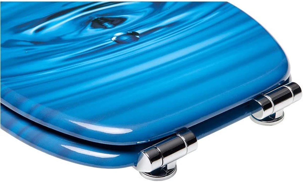 IGOODS WC-brillen - Toiletbrilhoes - 1 St - Universeel - Toiletdeksel Met Softclose - Houten Toiletdeksel - Marineblauw 9 IGOODS WC-brillen - Toiletbrilhoes - 1 St - Universeel - Toiletdeksel Met Softclose - Houten Toiletdeksel - Marineblauw - Afbeelding 9