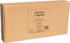 SensaHome Telescopisch Douche Rek Met 4 Lagen - Verstelbaar Bad / Douche Hoekrek Opbergrek - Uitschuifbaar Van 145-250 Cm - Zwart -Badkamerproducten 1200x728