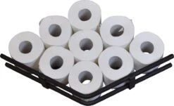 LOFT42 Jef Reserverolhouder - Zwart Metaal - 51x10x13 14 LOFT42 Jef Reserverolhouder - Zwart Metaal - 51x10x13 -Badkamerproducten 1200x733