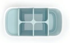 Joseph Joseph Badkamer Easy-Store Tandenborstelorganiser Large - 16.8x8.4x12.6 Cm - Creme/licht Blauw -Badkamerproducten 1200x741