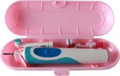 Elektrische Tandenborstel Opbergdoos Universeel - Reis Etui - Bescherm Koker - Roze - 1 Stuks