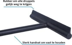 Douche Wisser Met Zuignap - Zwart - Raam Wisser - Raam Trekker - Badkamer Trekker - Badkamer Wisser 10 Douche Wisser Met Zuignap - Zwart - Raam Wisser - Raam Trekker - Badkamer Trekker - Badkamer Wisser -Badkamerproducten 1200x763