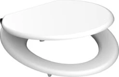 SCHÜTTE WC-Bril 84100 WHITE - MDF-Hout - Soft Close - Verchroomde Scharnieren - Gelakt - Wit -Badkamerproducten 1200x778 1