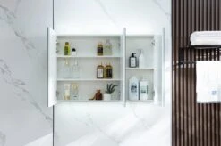 Merkloos Spiegelkast Badkamer - Spiegelkast - Badkamermeubel - Spiegelkast Met Verlichting - 100 X 70 Cm -Badkamerproducten 1200x799 15