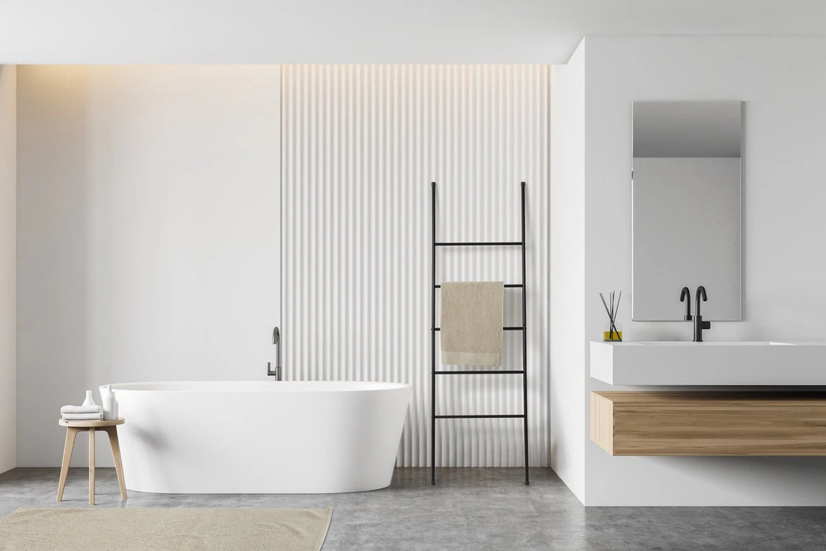 Lifa Bathing Handdoekladder - Multifunctionele Handdoekenrek - Zwarte Handdoekhouder - Staand - 5 Treden - Metaal - Voor Kleding, Handdoeken En Beddengoed - Badkamer, Keuken En Woonkamer - 50 X 160 Cm 1 Lifa Bathing Handdoekladder - Multifunctionele Handdoekenrek - Zwarte Handdoekhouder - Staand - 5 Treden - Metaal - Voor Kleding, Handdoeken En Beddengoed - Badkamer, Keuken En Woonkamer - 50 X 160 Cm