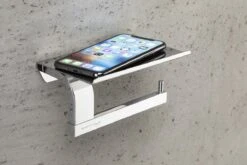 Sagittarius One 160S1 WC Rolhouder | Toiletrolhouder Met Plankje | Gepolijst RVS WC Papier Houder | Toiletpapier Houder -Badkamerproducten 1200x800 4