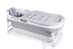 HelloBath Opvouwbaar Zitbad - Bath Bucket - 148cm - 220L - Extra Lang - Incl. Badkussen & Opberghoes -Badkamerproducten 1200x800 50
